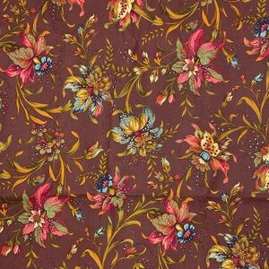 Vintage Kashmir floral quilting cotton fabric 89” x 43” Moda Fabrics